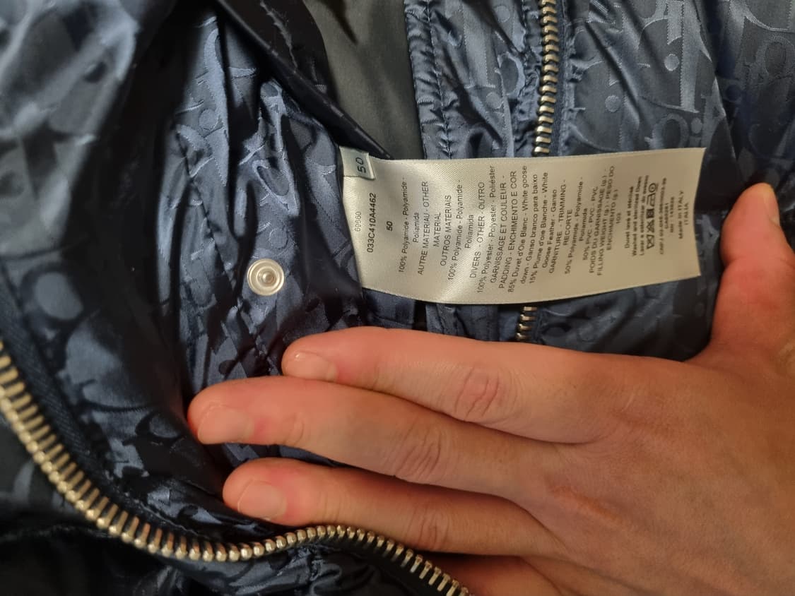 디올 오블리크 패딩조끼 50사이즈 상품이미지4