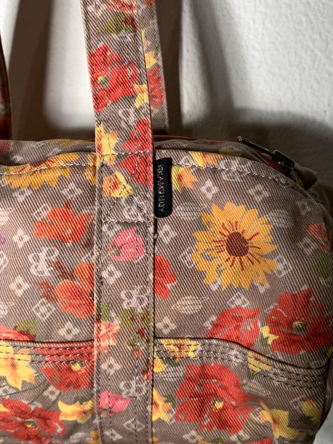 포터 빔즈보이 플라워 패턴 토트백 상품이미지3