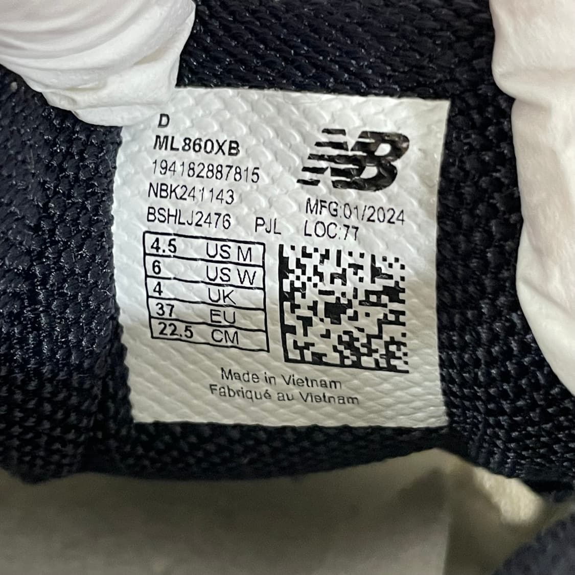 757) 뉴발란스 860v2 메탈릭 실버 225mm 상품이미지8