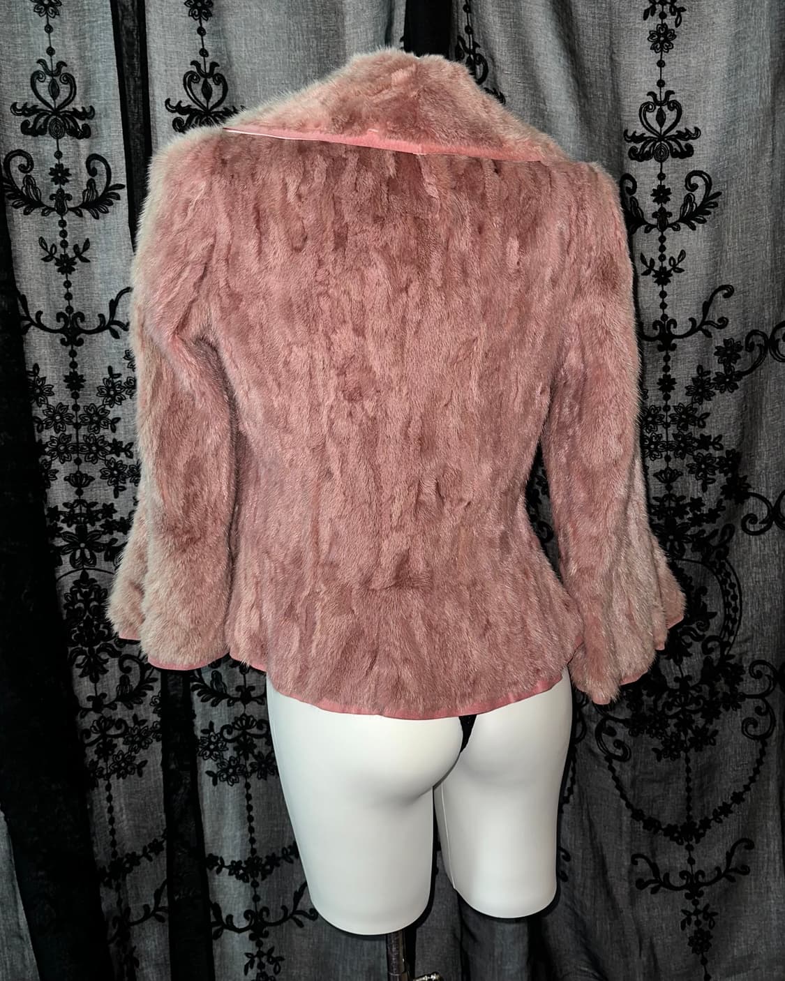 Pink mink fur jacket 상품이미지6