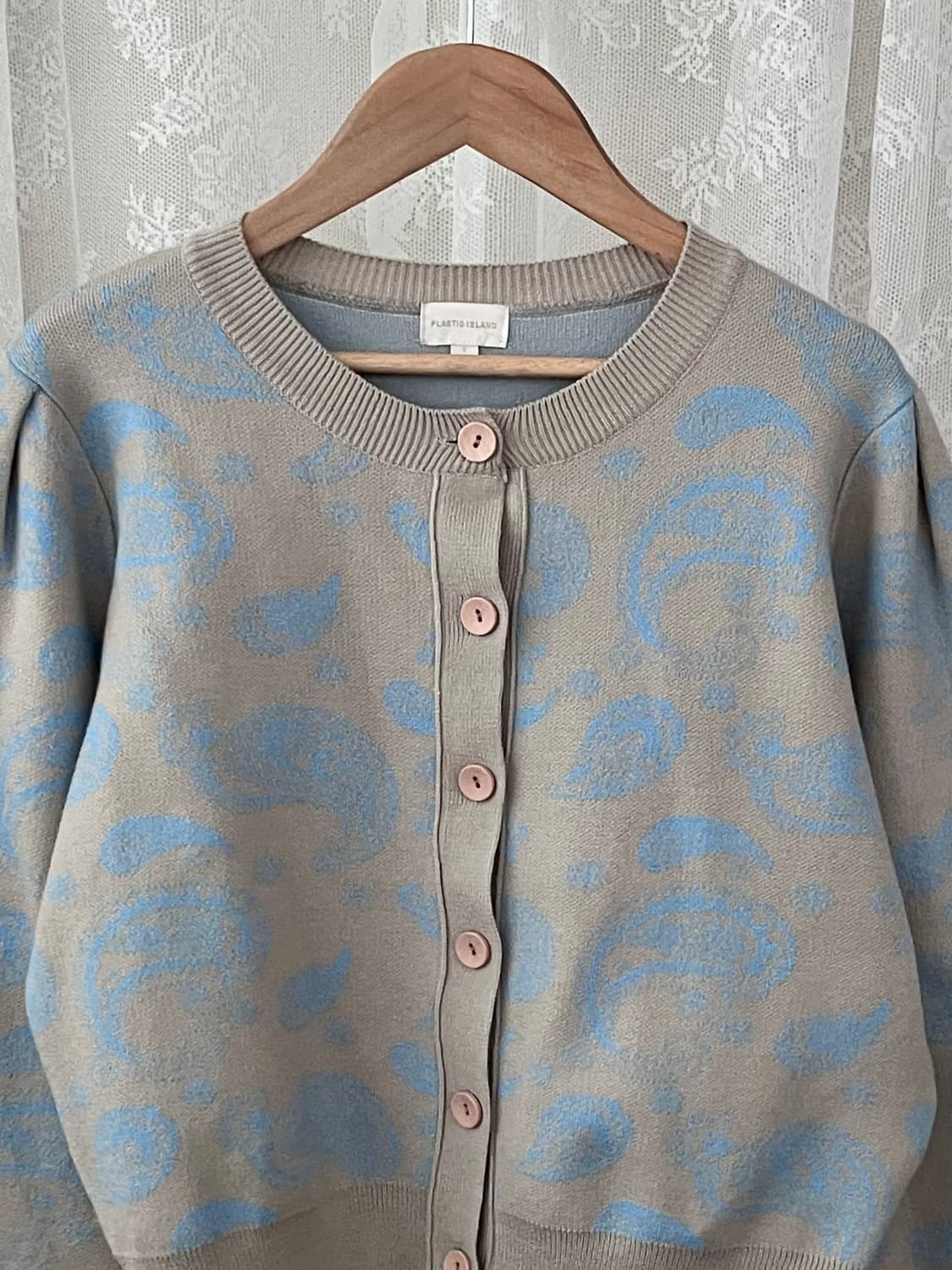 S) 플라스틱아일랜드 페이즐리 가디건 상품이미지3