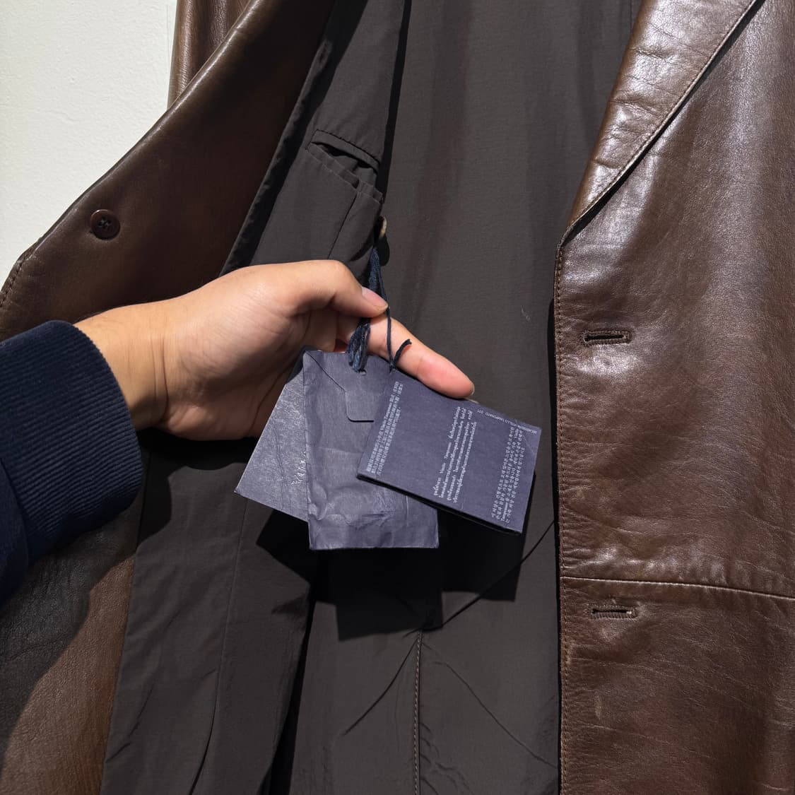[50] 빈티지 프라다 레더 블레이저 상품이미지5