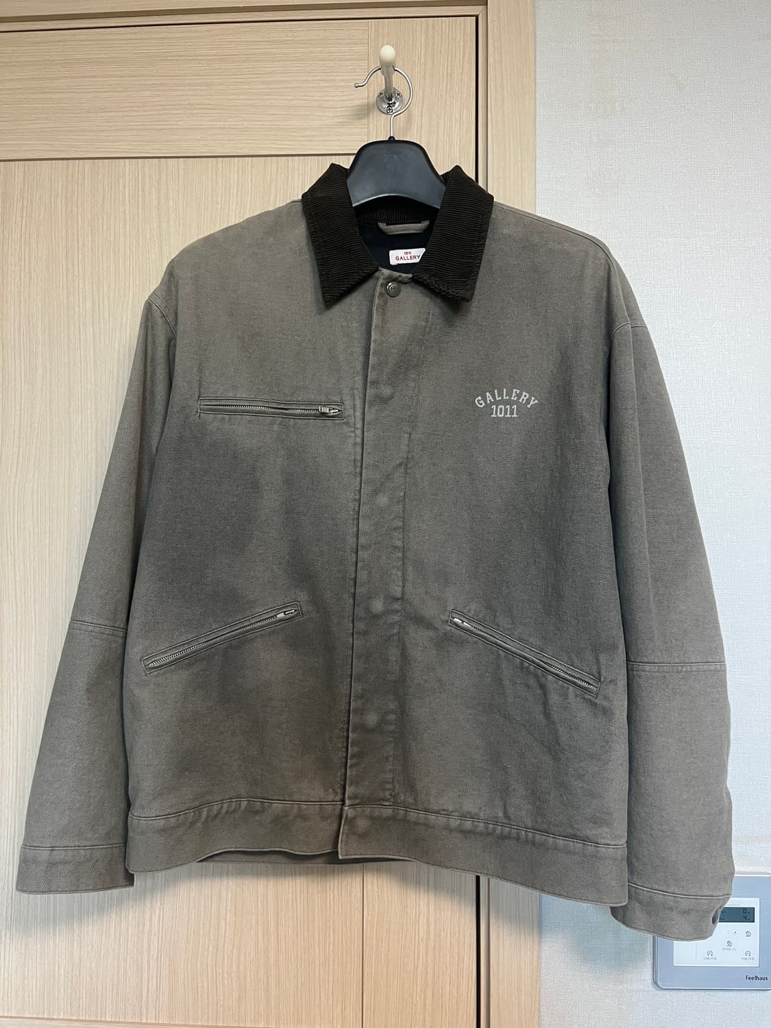 1011갤러리 워크 자켓 Gallery Work Jacket 워시드 카키 상품이미지1