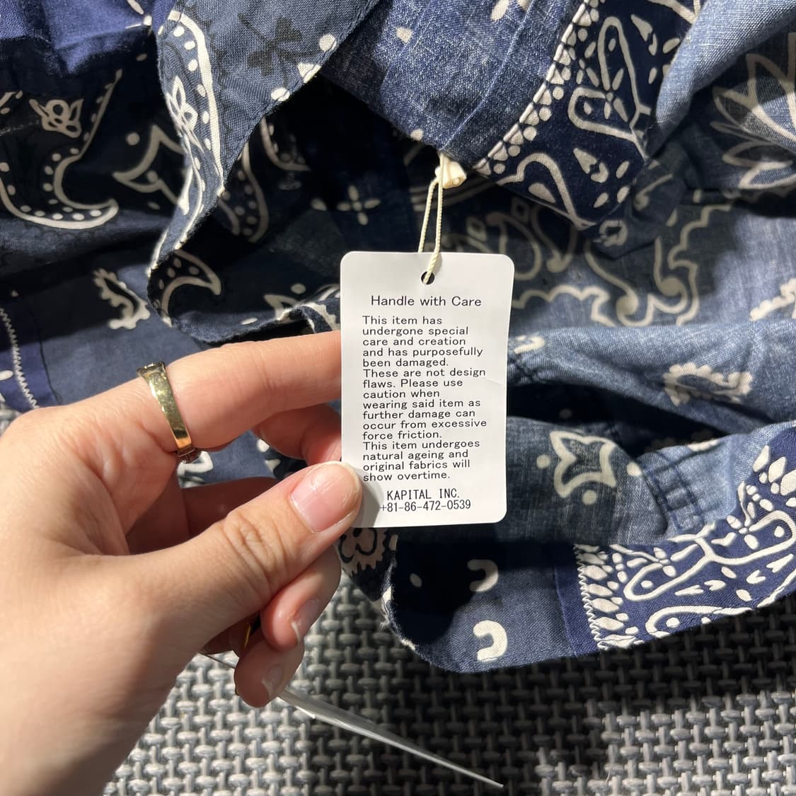 (새상품)KAPITAL 셔츠(XXL) 상품이미지7