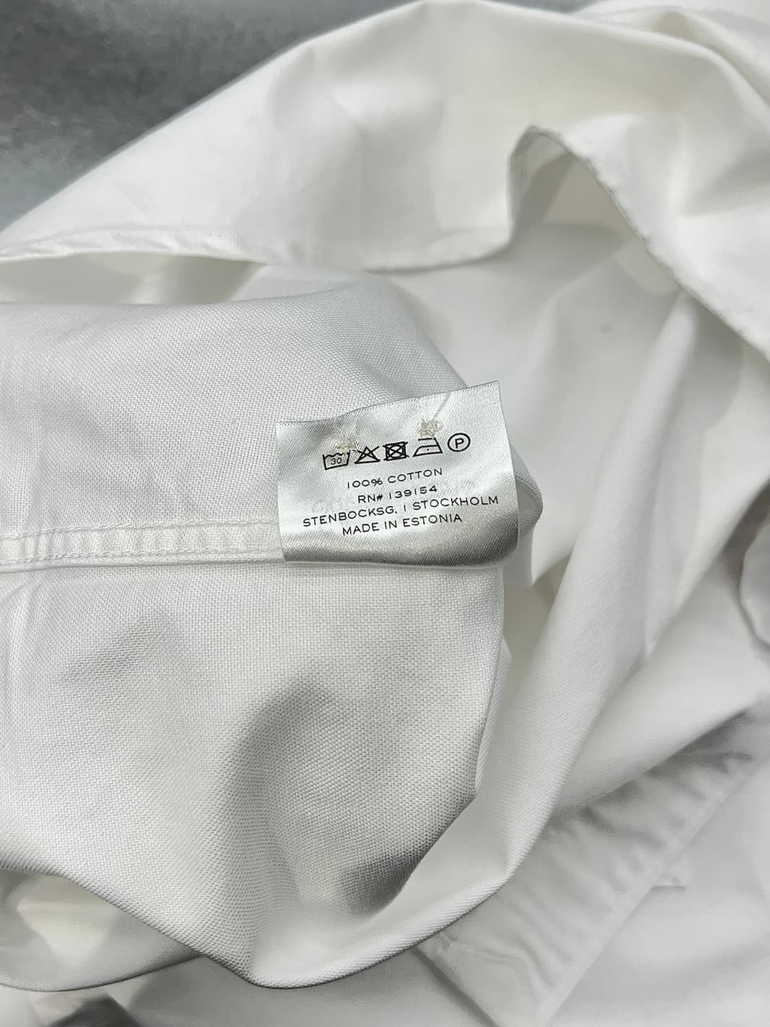 슈나이더맨즈 화이트 체스트 포켓 베이직 옥스포드 셔츠 상품이미지8