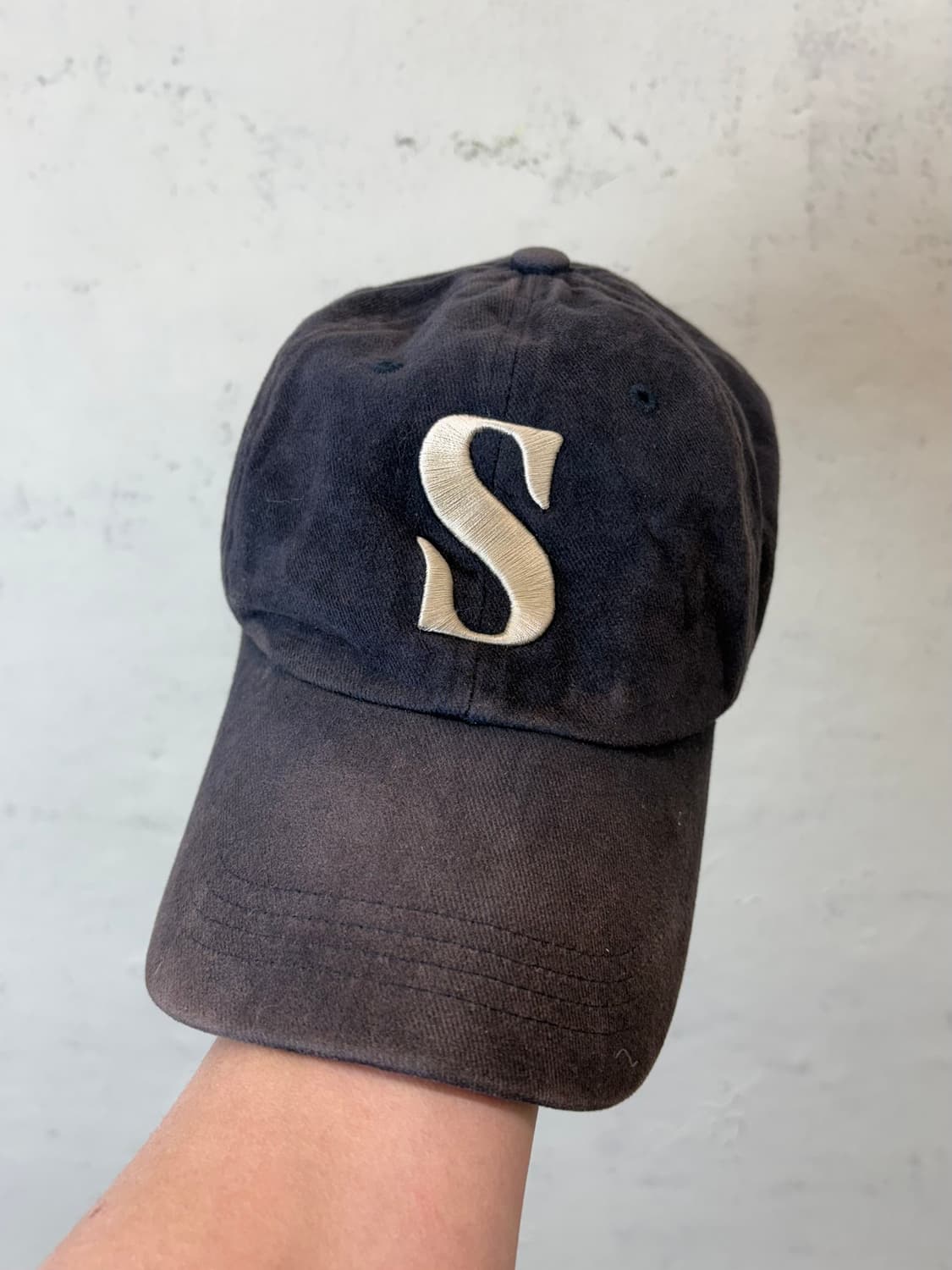 세터 빈티지 선페이드 볼캡 네이비 상품이미지1