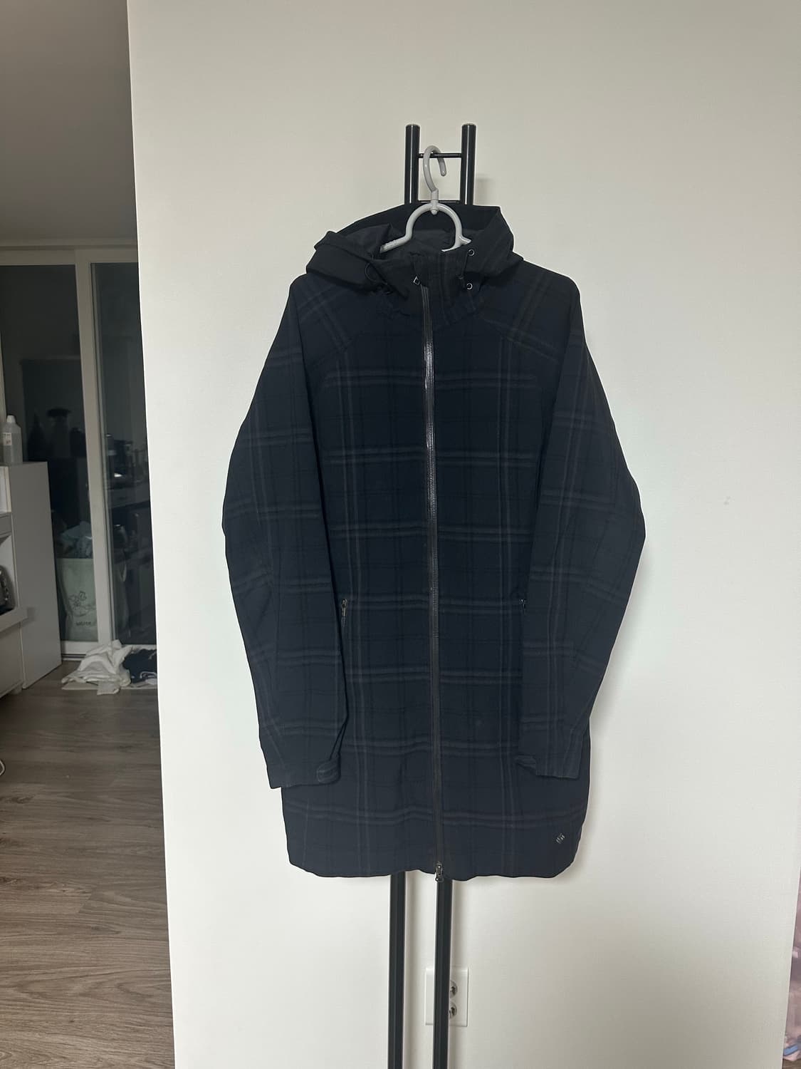 콜롬비아 올드스쿨 옴니히트 체크 후드 자켓 -95사이즈 상품이미지1