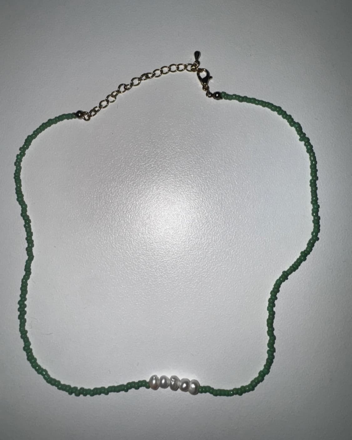 원석 목걸이 그린 상품이미지1