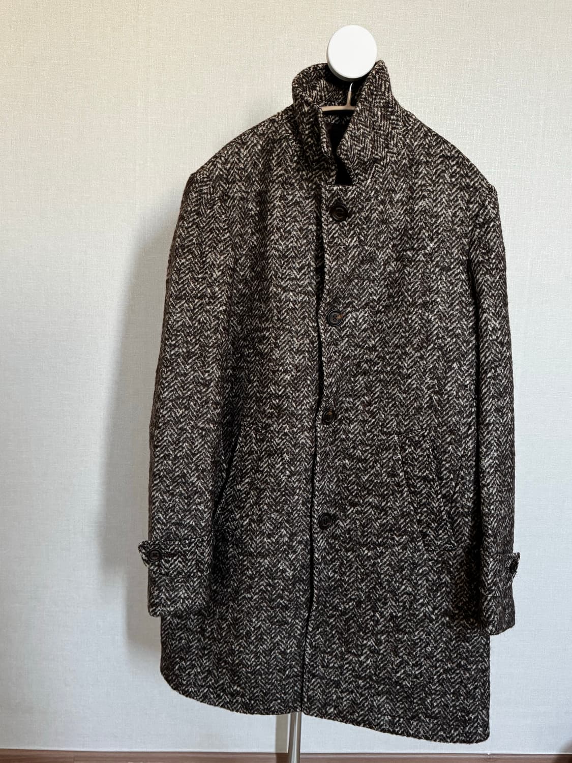 [eleventy]일레븐티 헤링본 남성 코트 상품이미지1