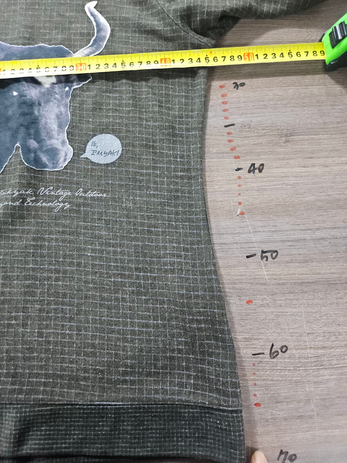 블랙야크 소 프린팅 긴팔 티셔츠 95 상품이미지4