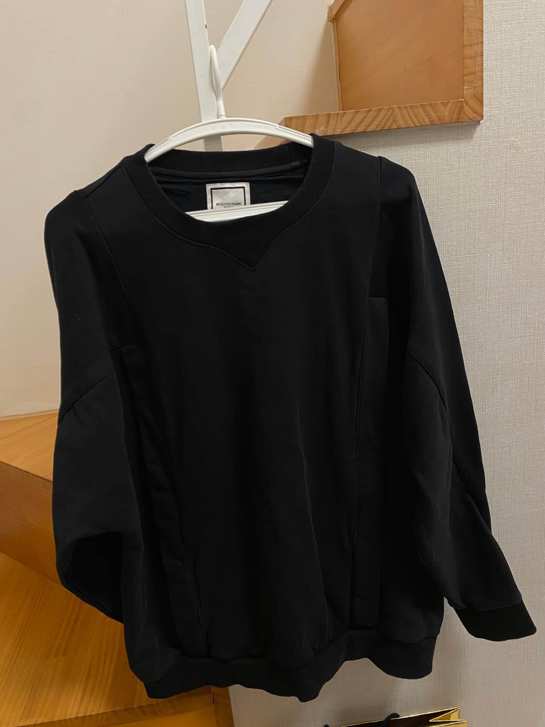 우영미 포켓 디테일 맨투맨 18ss 상품이미지1