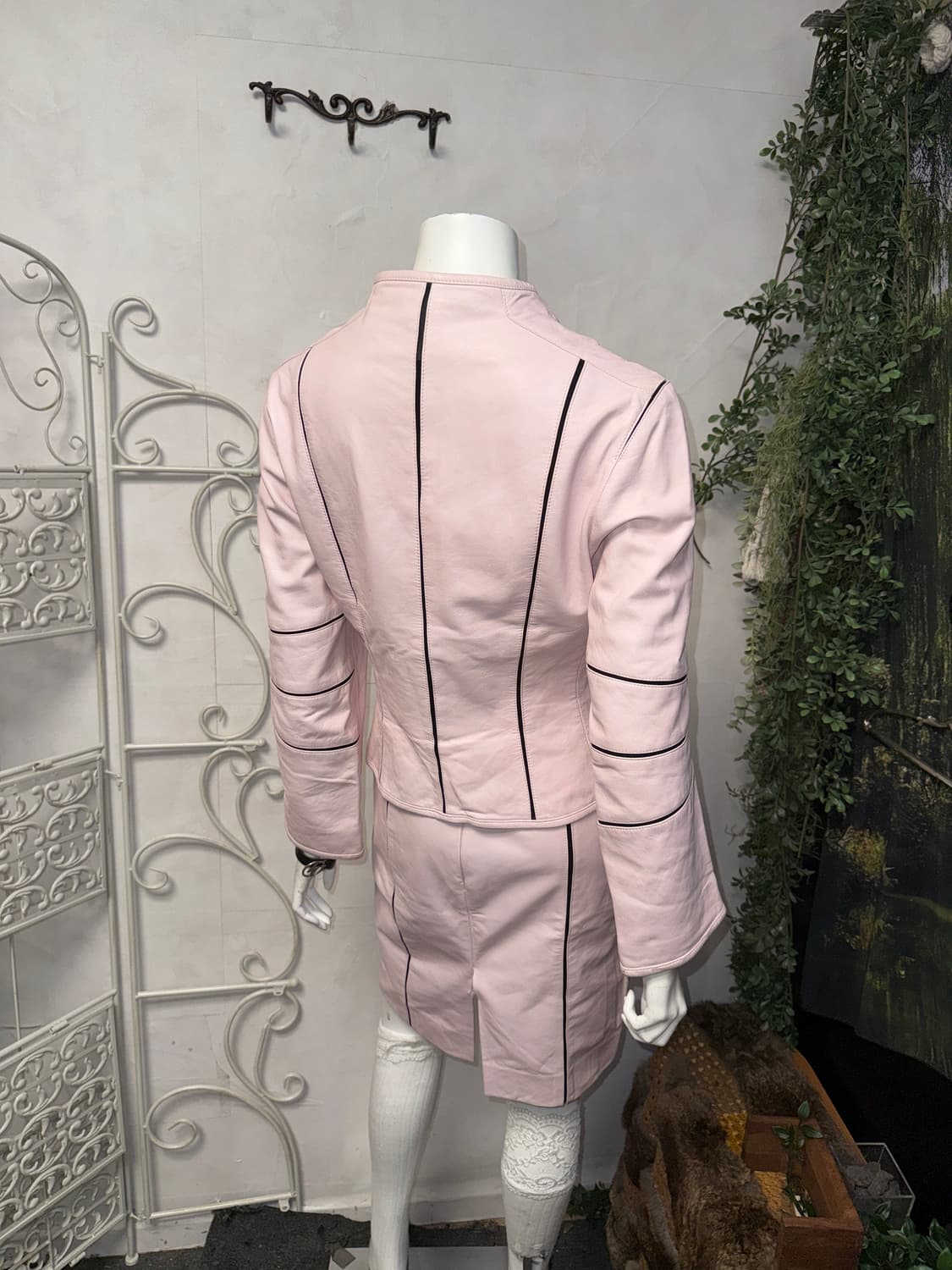 Marc Cain baby pink real leather setup 상품이미지3