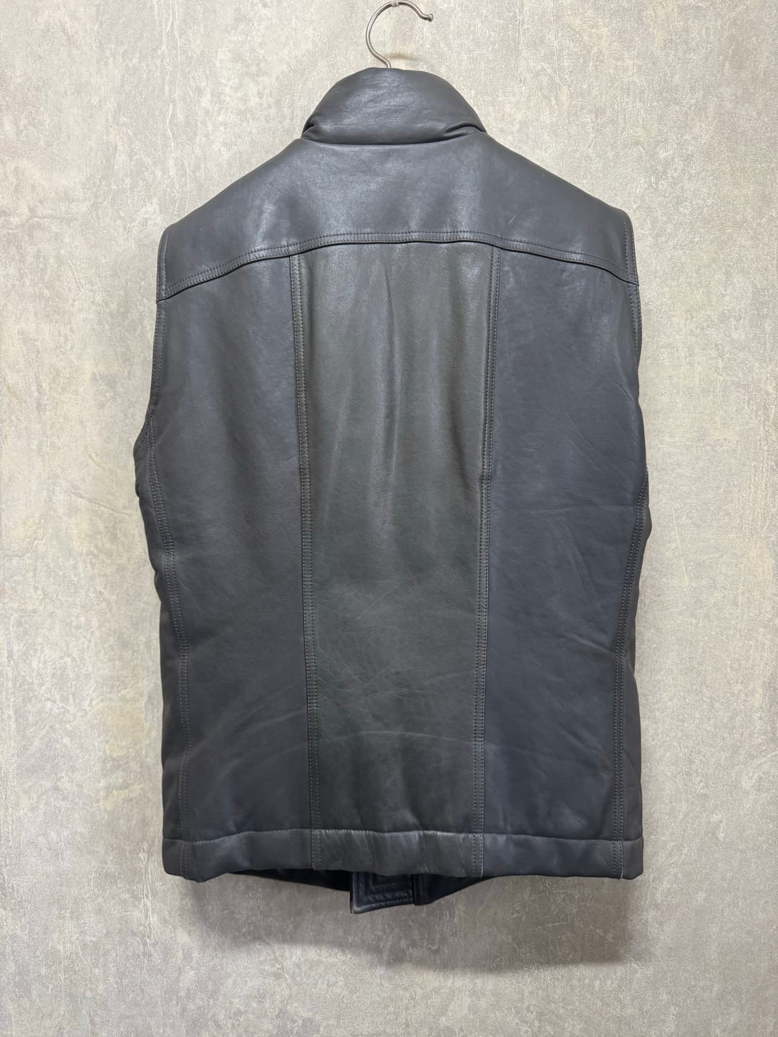 50 / Rick Owens 릭오웬스 레더 패딩 베스트 상품이미지2