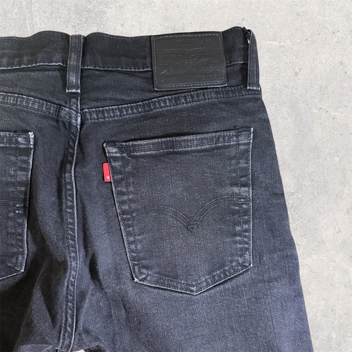 리바이스 510 흑청 W31XL32 made in Egypt 블랭크탭 상품이미지5