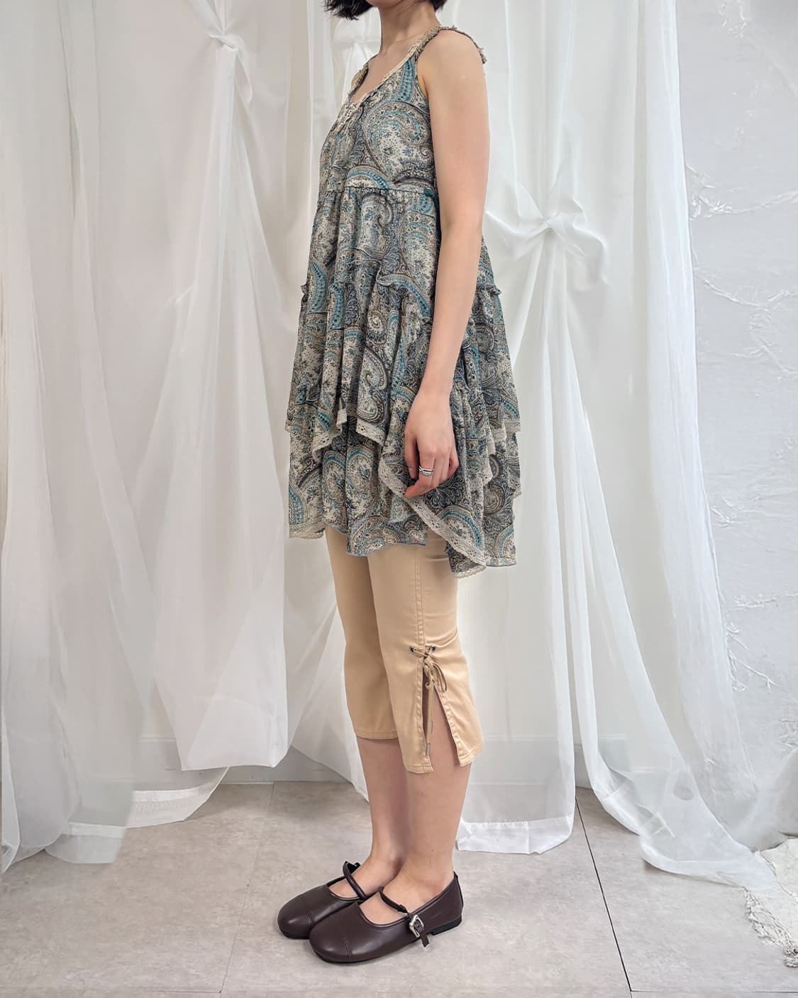 axes femme forest ethnic sleeveless ops 상품이미지2