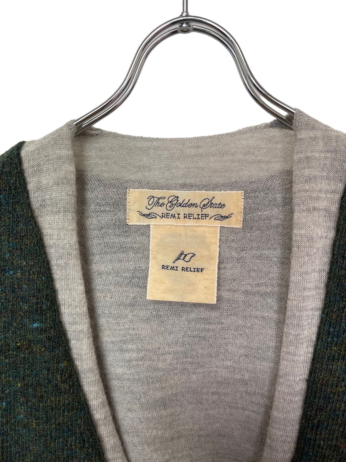 REMI RELIEF Concho Layered Wool Cardigan 상품이미지3