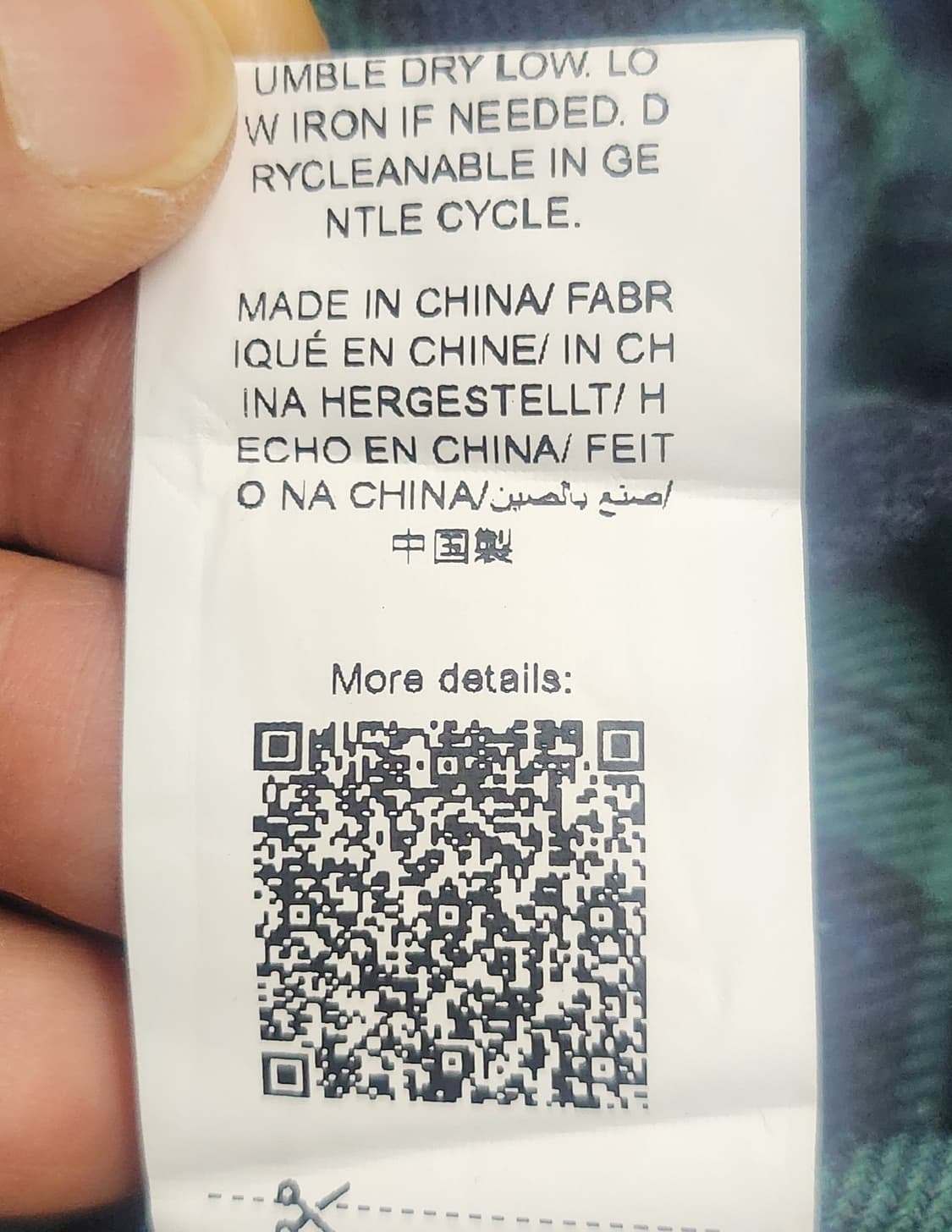SHEIN 배색 체크 셔츠 M (크게나옴) (104-107) 상품이미지5