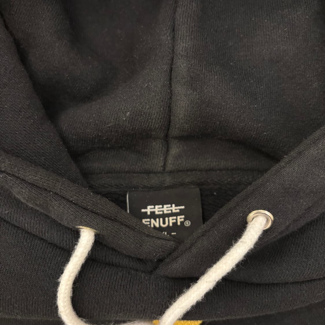 필이너프 센터로고 스웻 후드티 상품이미지3