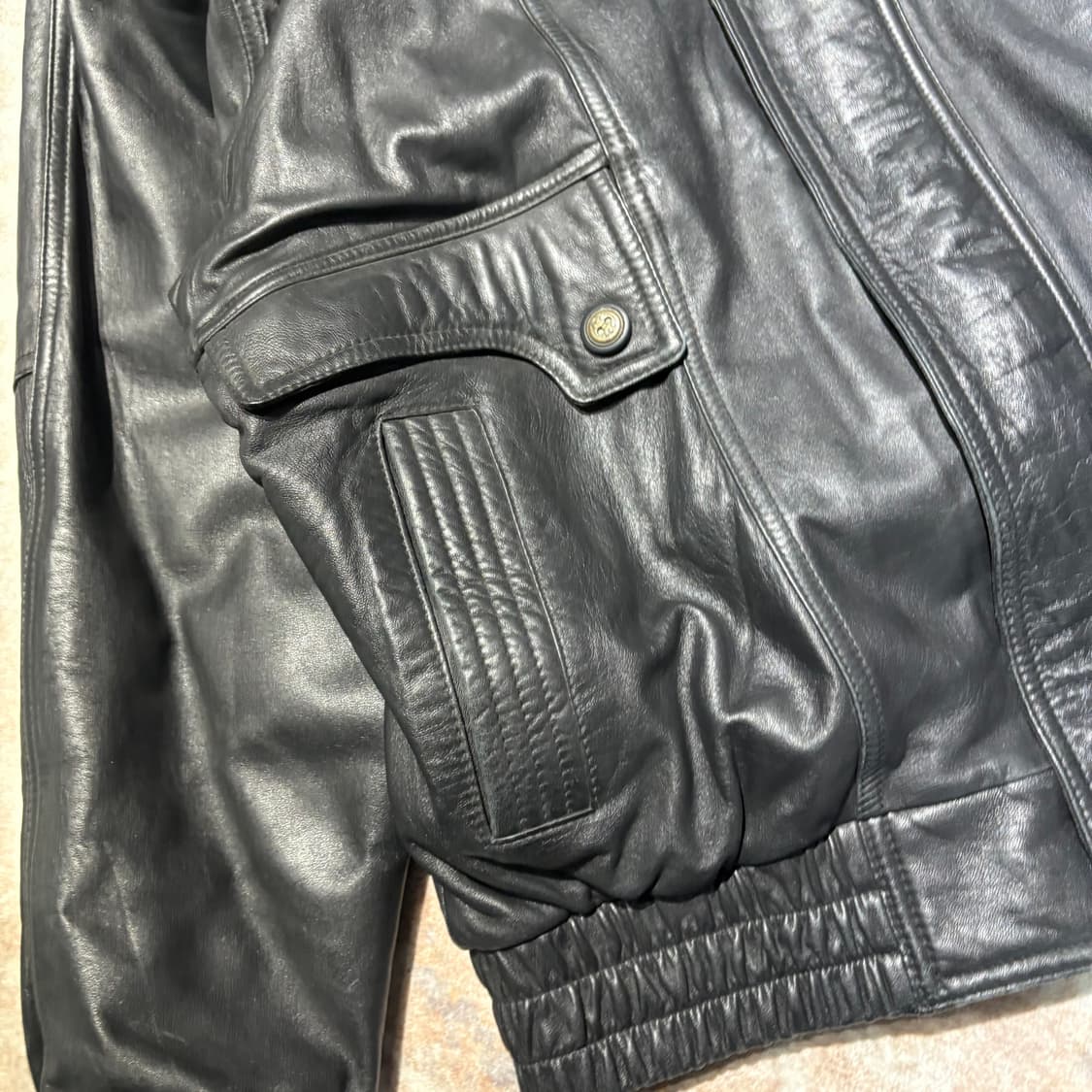 빈티지 양가죽 A-1 무스탕 자켓 상품이미지4