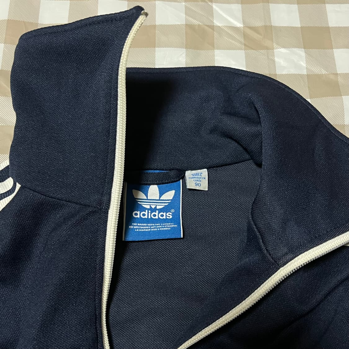 아디다스 유로파 져지 네이비 90 집업 트랙탑 삼선 Y2K 상품이미지3