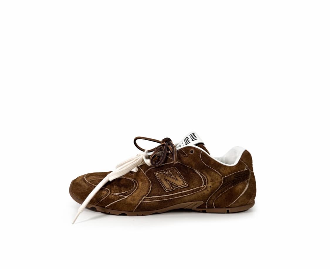 [39.5] 미우미우 x 뉴발란스 530 스웨이드 메쉬 스니커즈 시나몬 상품이미지2