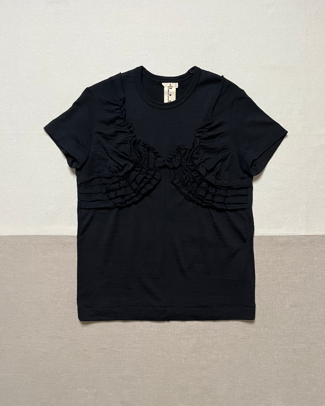 Tao 꼼데가르송 러플 울 티셔츠 Comme des garcons 상품이미지4