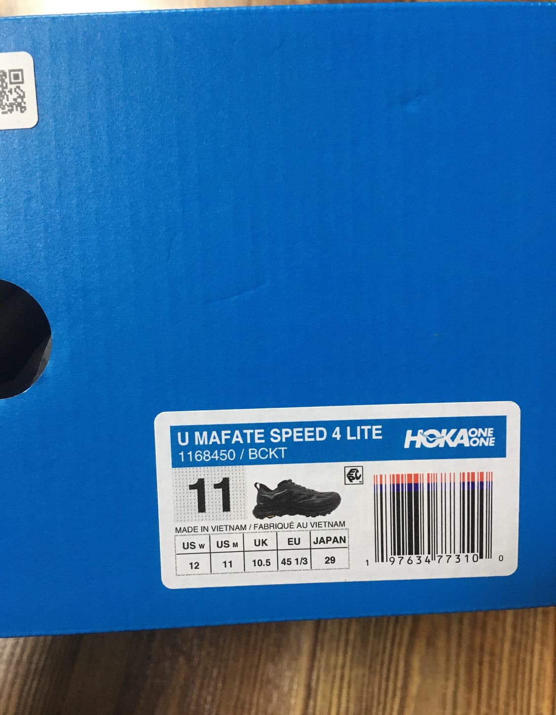 호카 마파테스피드4 라이트 블랙 판매합니다 상품이미지10