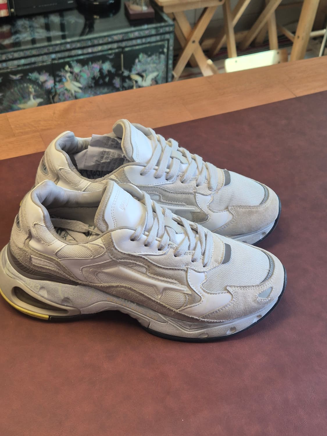 실착용3회 프리미아타 240-245(38) 샤키화이트 유니섹스 상품이미지2