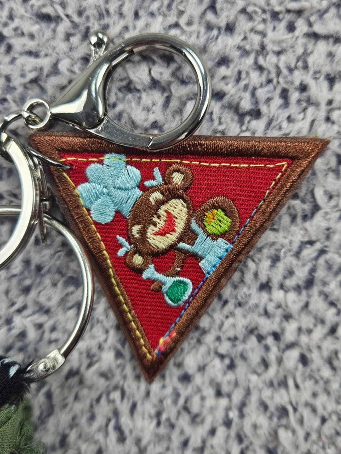 핸드메이드 커스텀 패치 반다나 카라비너 키링 ( OS ) / 11678 상품이미지3