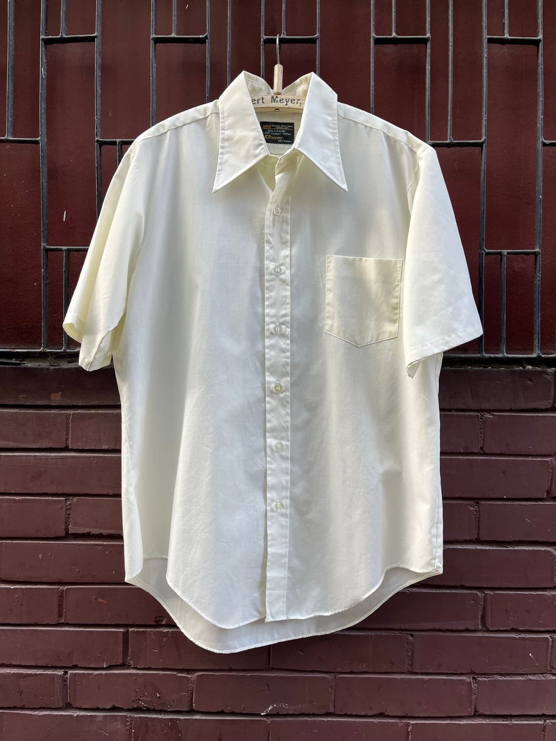 빈티지 70's JC penney 레몬 하프 드레스 셔츠 상품이미지1