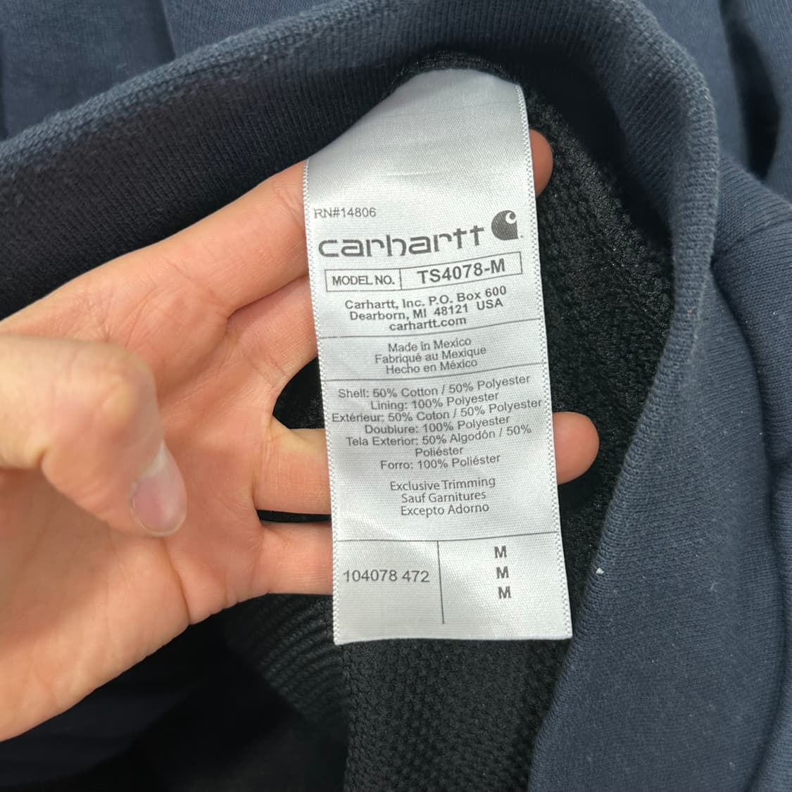 칼하트 써멀 후드집업 상품이미지8