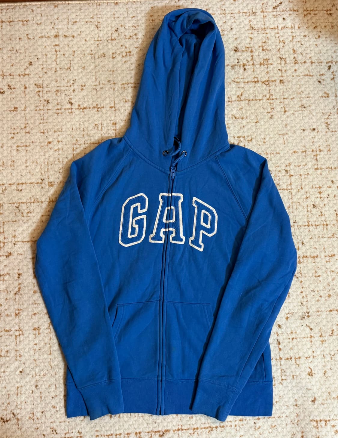 GAP 갭 파란색 후드집업 M 상품이미지1