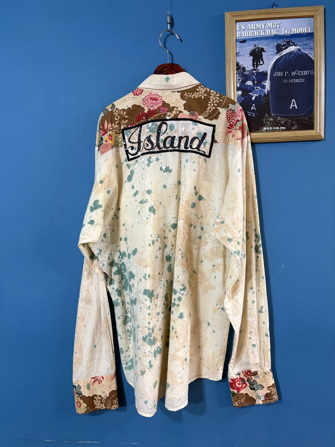 Grail USA Floral vintage Western shirt. 상품이미지9