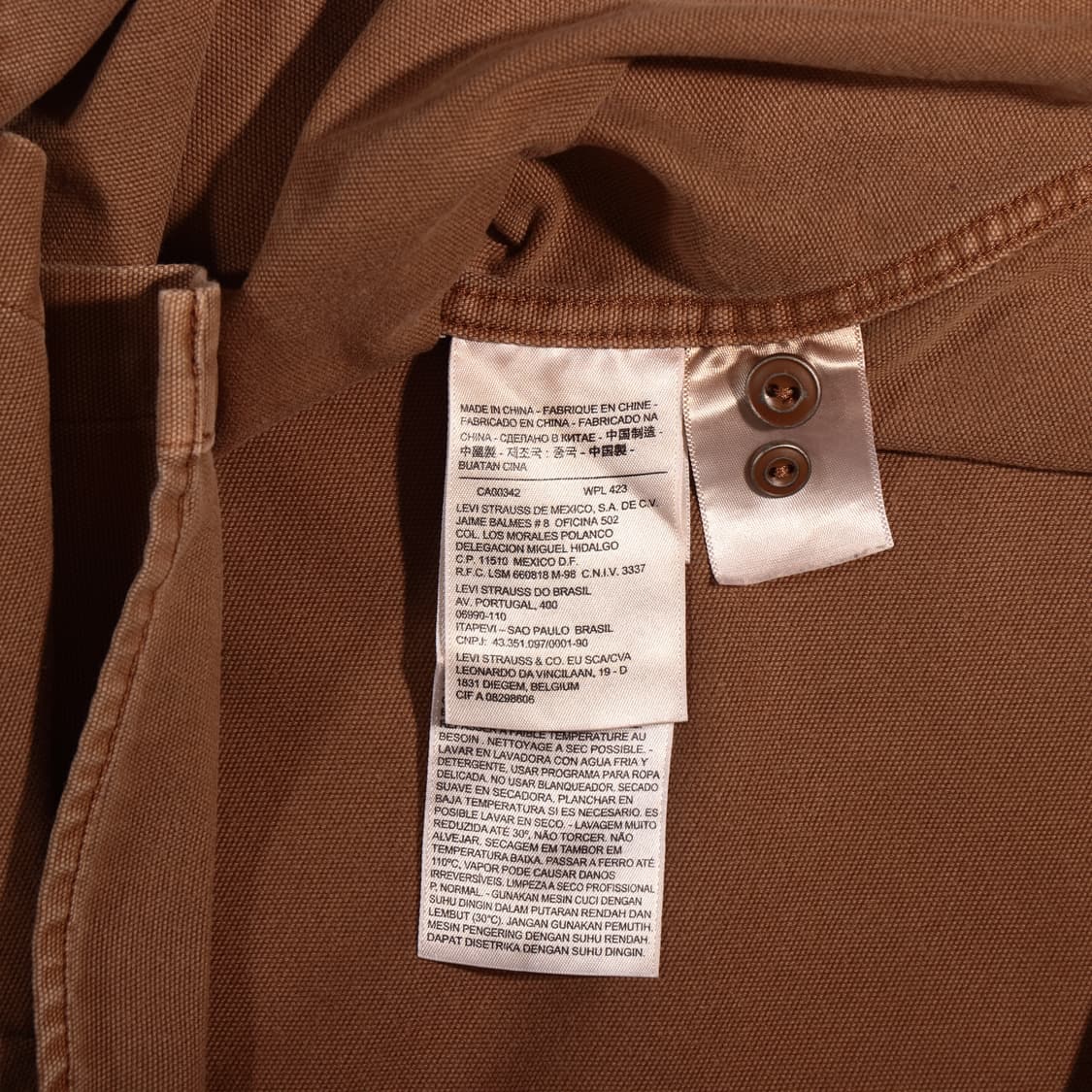 리바이스 피그먼트 데님셔츠 상품이미지7