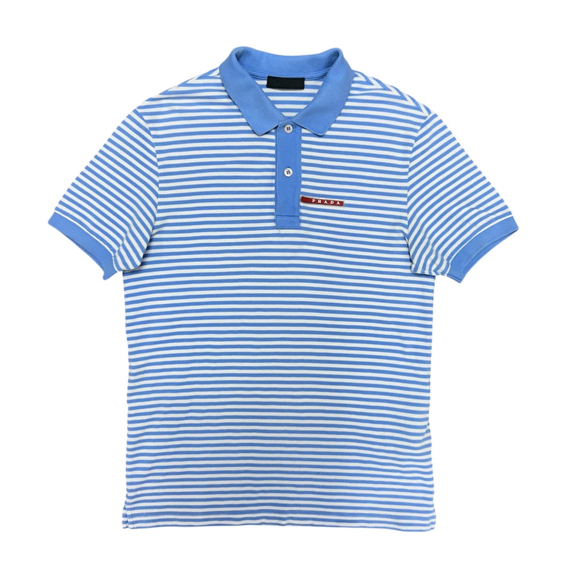 프라다 체스트로고 스트라이프 카라티(S) 상품이미지1