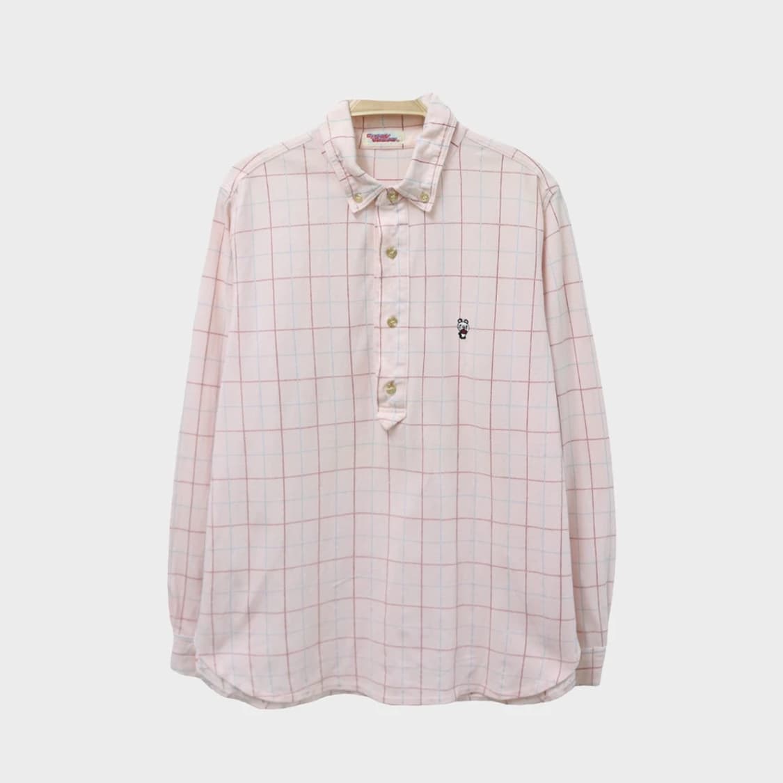 히스테릭글래머 체크 카라 티셔츠 66801 상품이미지1