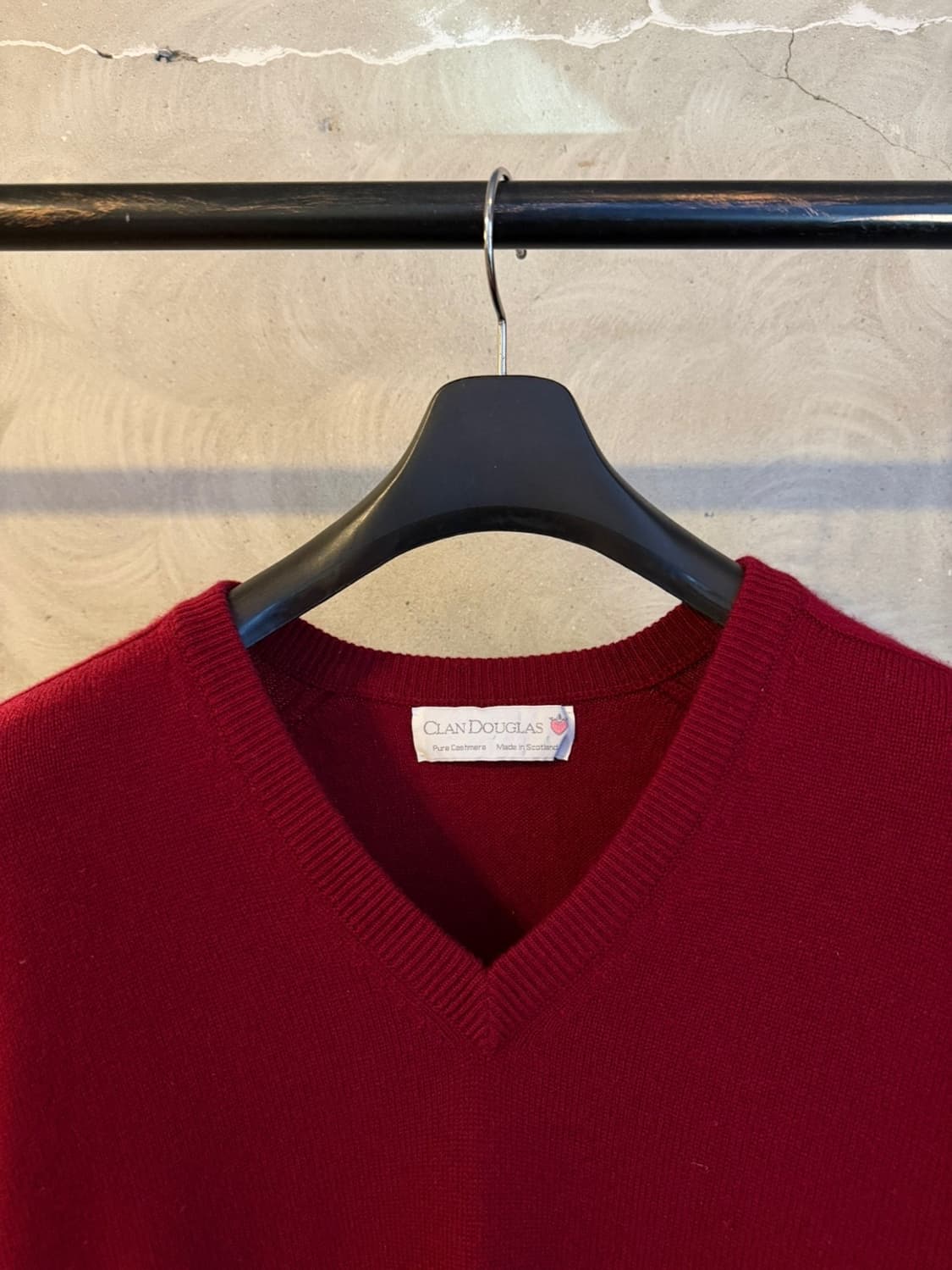 클랜 더글라스 스코티쉬 캐시미어 니트 100~105 상품이미지3