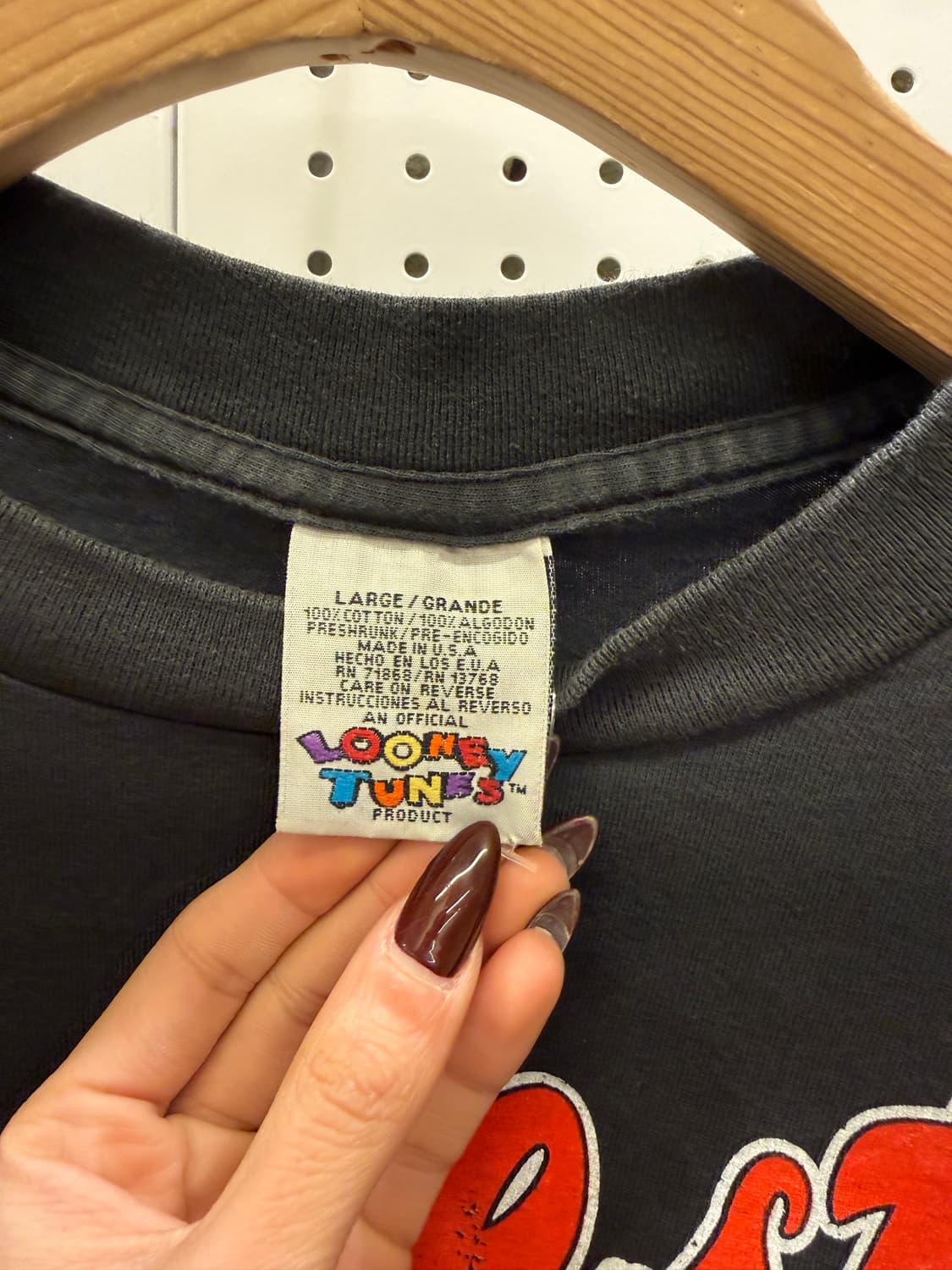 빈티지 루니툰 실베스터 프린팅 반팔 티셔츠 U1287 상품이미지5