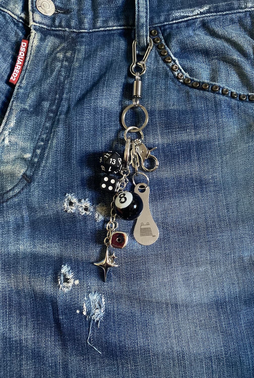 8볼 다이스 2way 키링 상품이미지2