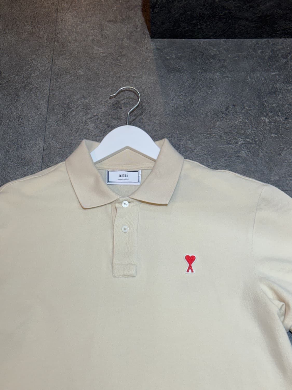 AMI 아미 20ss 스몰로고 반팔 카라티 티셔츠 105사이즈 상품이미지4