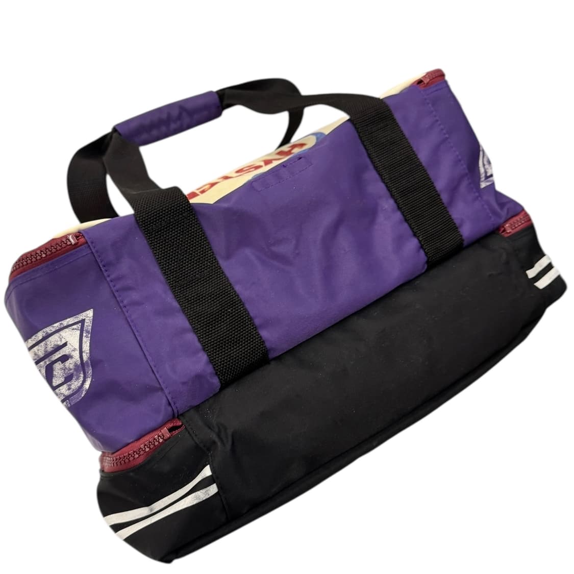 히스테릭글래머 컬러 블록 피크닉 보스턴백 퍼플/블랙 상품이미지5