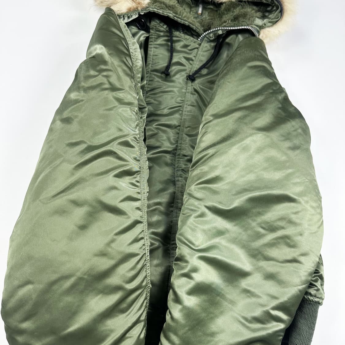 made in USA 콜린스 mfg 밀리터리 N2B 자켓 XL 상품이미지4