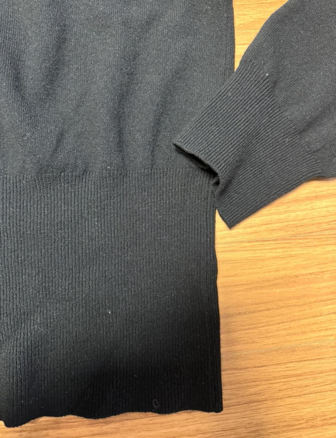 Y's 요지 야마모토 블랙 울 터틀넥 니트 상품이미지6