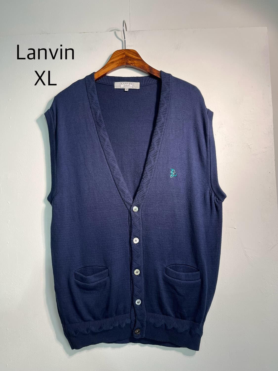 Lanvin 랑방 코튼 베스트 XL 상품이미지1