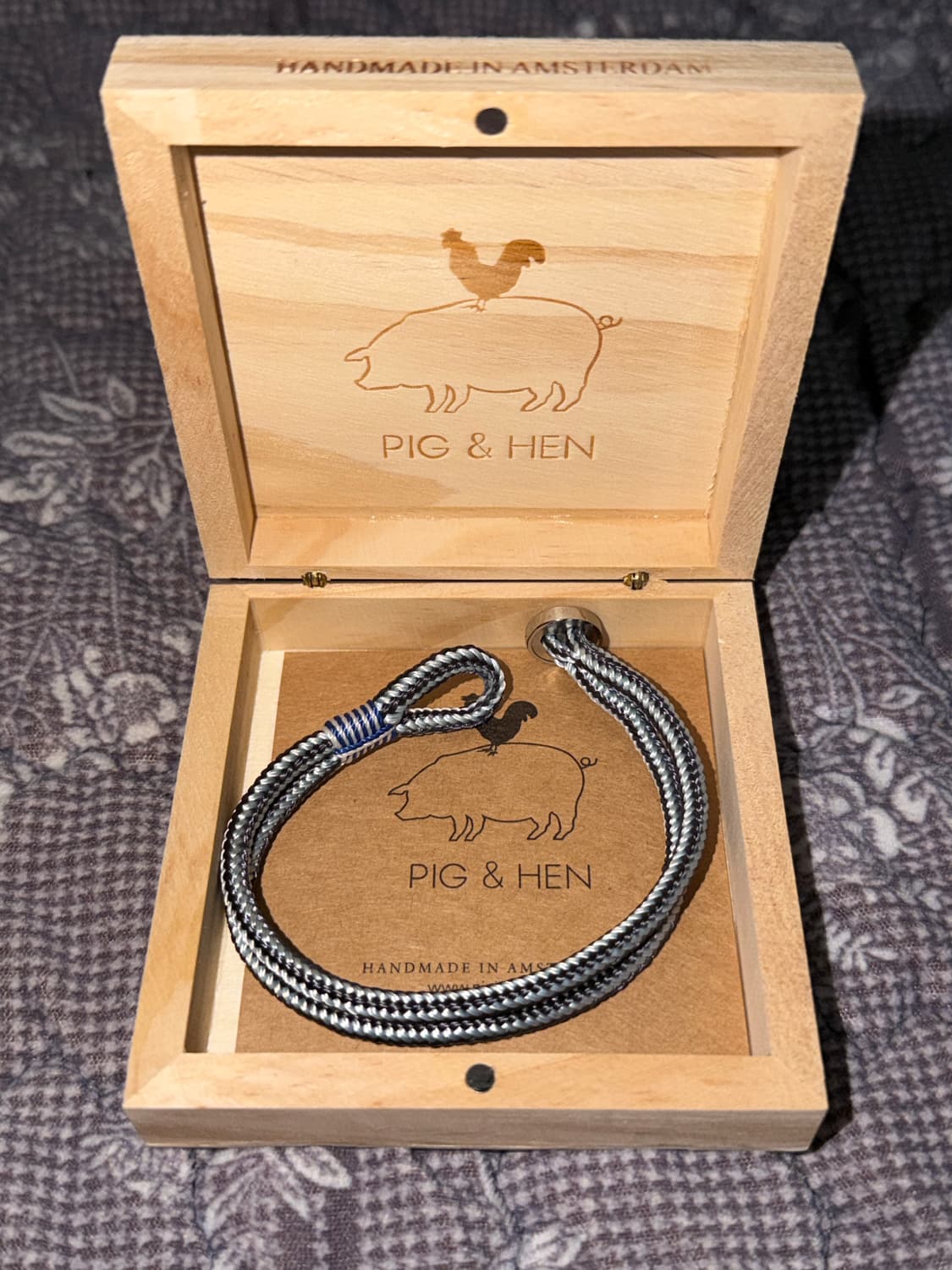 피그앤헨 돈디노 팔찌 아크틱블루/슬레이트 그레이/실버 SM사이즈 상품이미지2