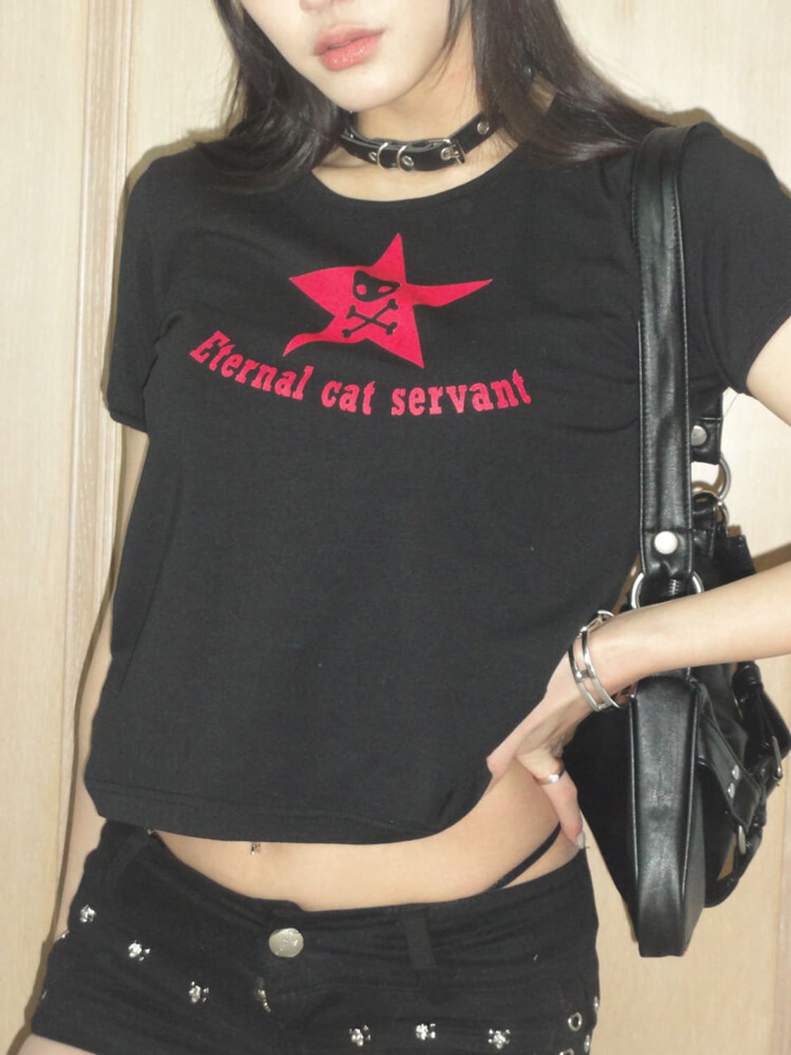 Eternal cat servant T-shirt_Black 상품이미지1