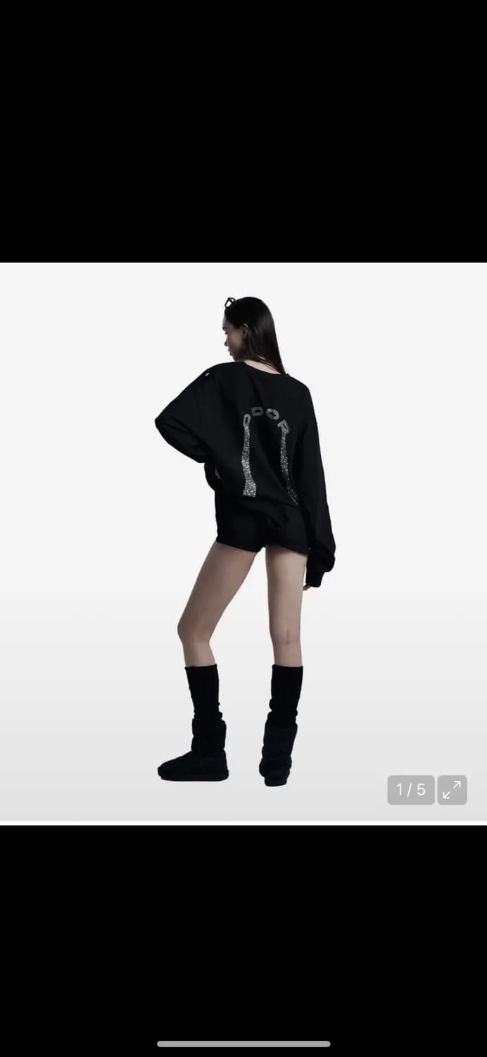 오도어 크리스 박스 티 블랙 상품이미지1