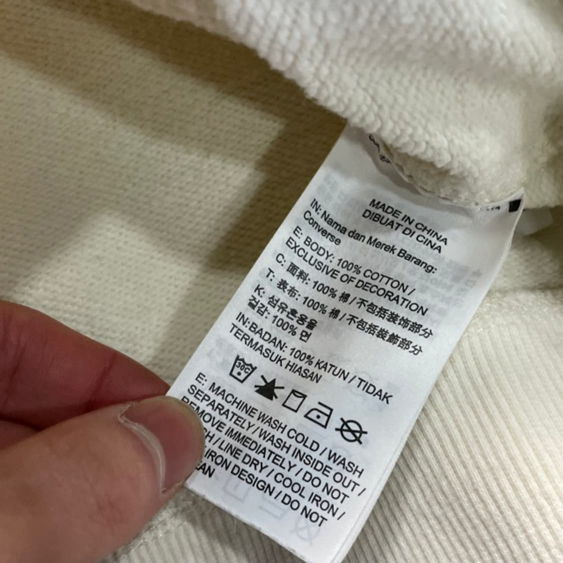 105 컨버스 맨투맨 상품이미지4