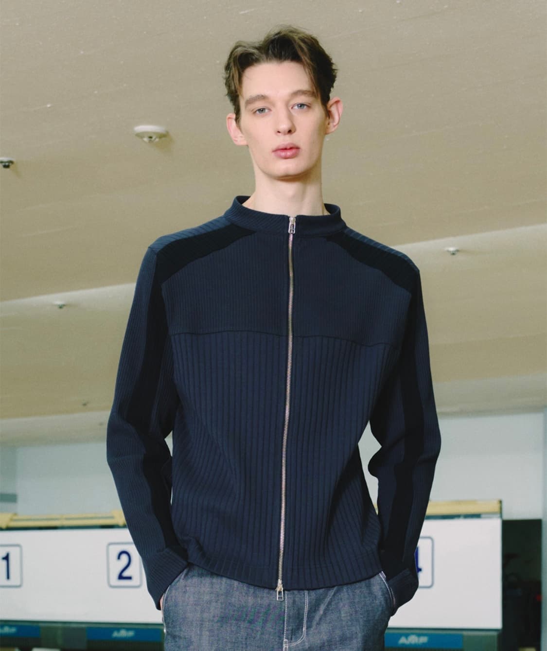 FDR Varigated Tripple Rib Zip-Up 상품이미지1