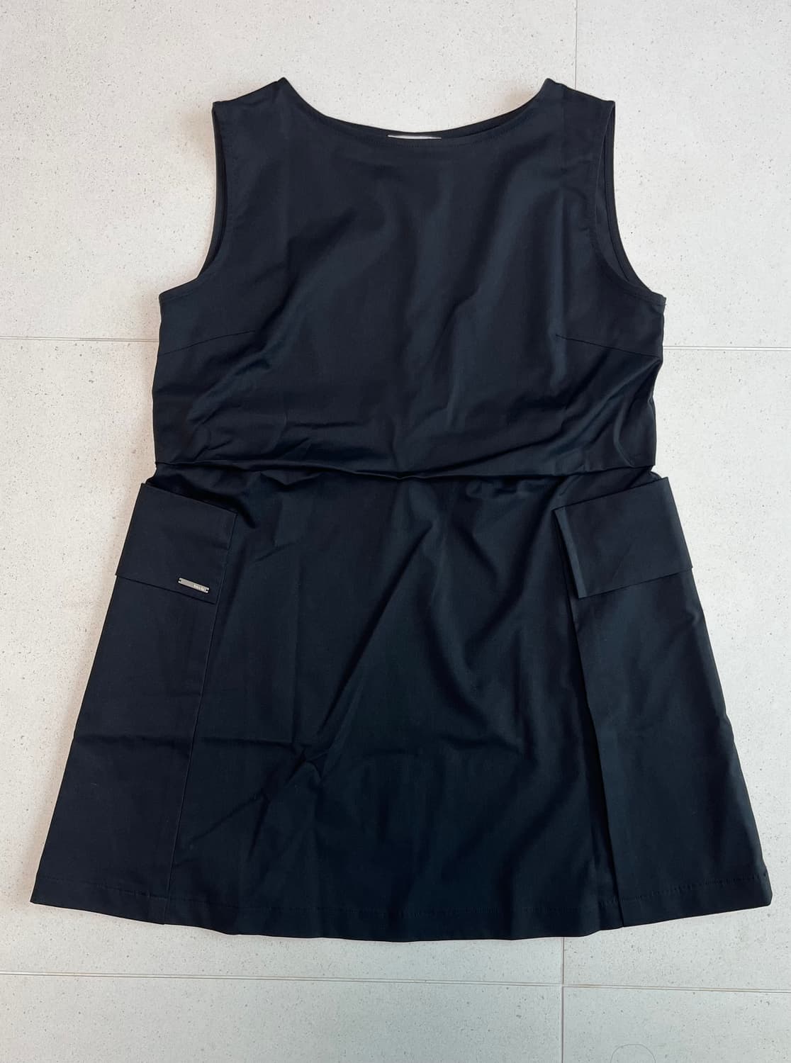 미세키서울 Pocket shirts one piece BLACK 상품이미지4